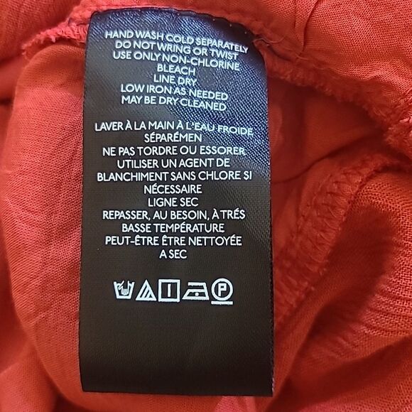 UO Kimchi Blue Ruby Wrap Dress V-Neck Ruffles Red Size L - Picture 13 of 15